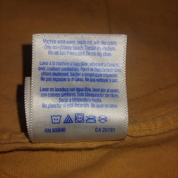 Vintage Colonial Williamsburg Men's Small T Shirt Be Part Of The Story Tan Retro - Picture 6 of 6